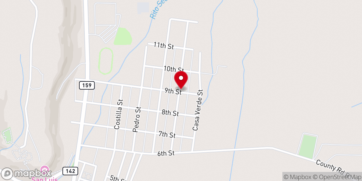 Map showing location of Grace Chapel Church