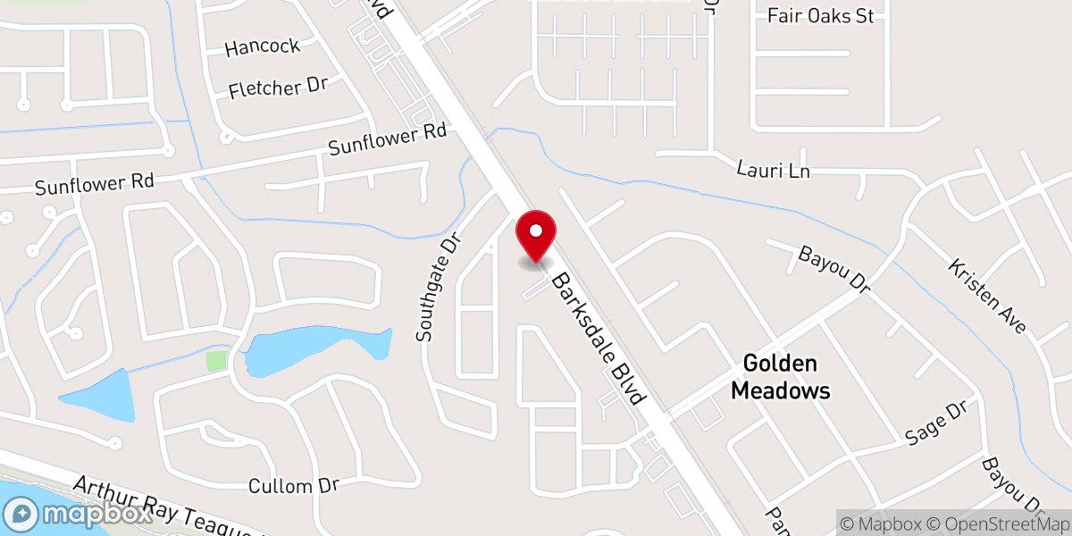Map showing location of Pak's Karate Louisiana - Bossier