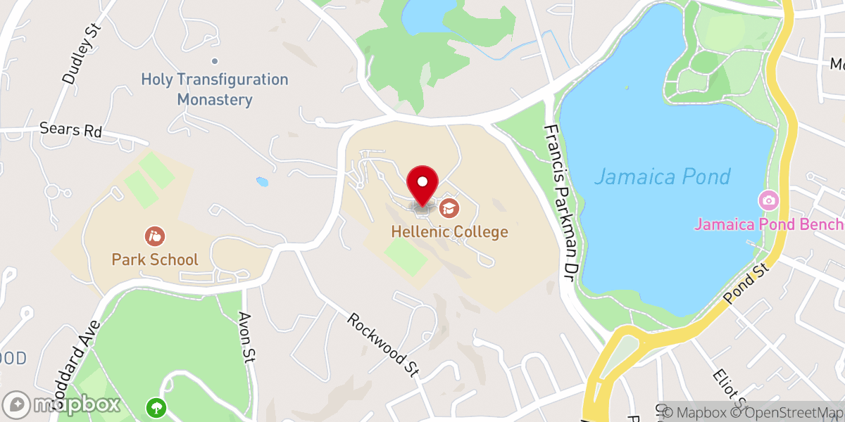 Map showing location of Holy Cross Chapel