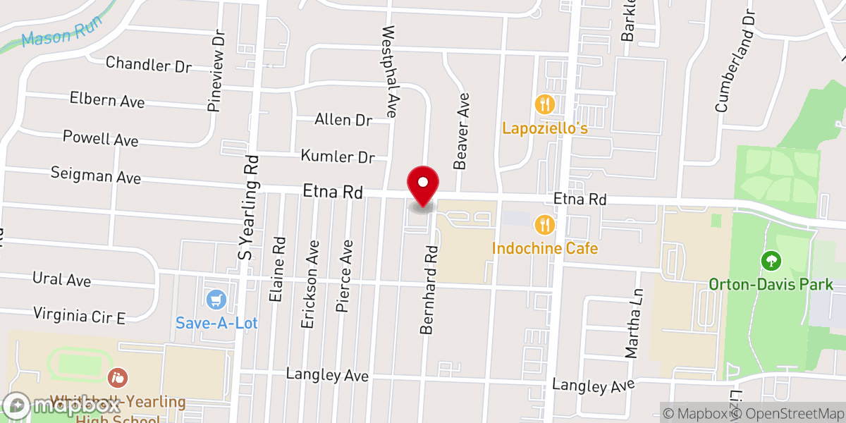 Map showing location of Whitehall United Methodist Church