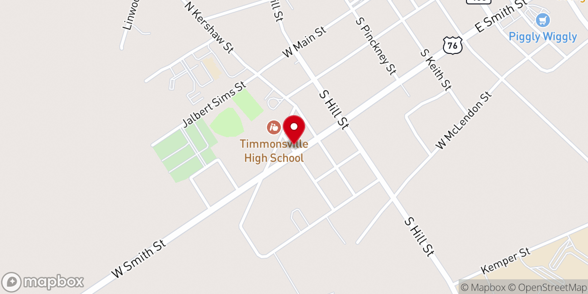 Map showing location of New Beginnings Missionary Baptist Church