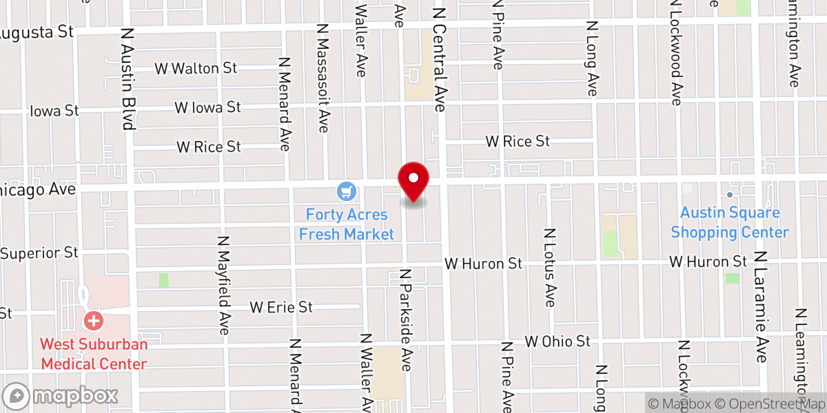 Map showing location of Greater First Baptist Missionary Baptist Church
