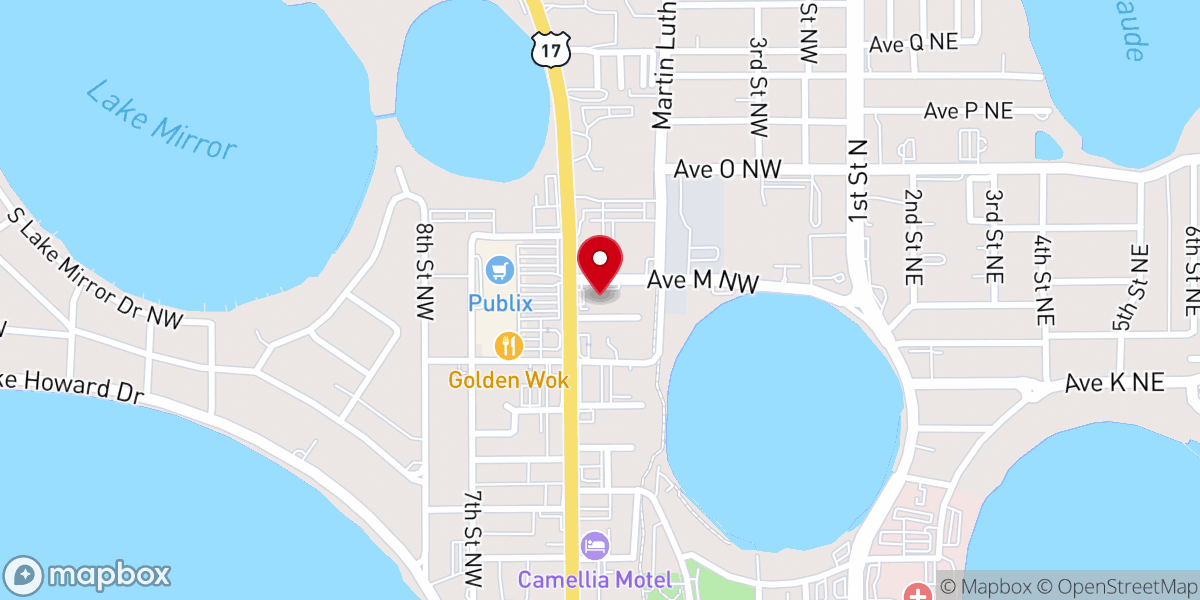 Map showing location of The Chapel at Saint Joseph Catholic Church
