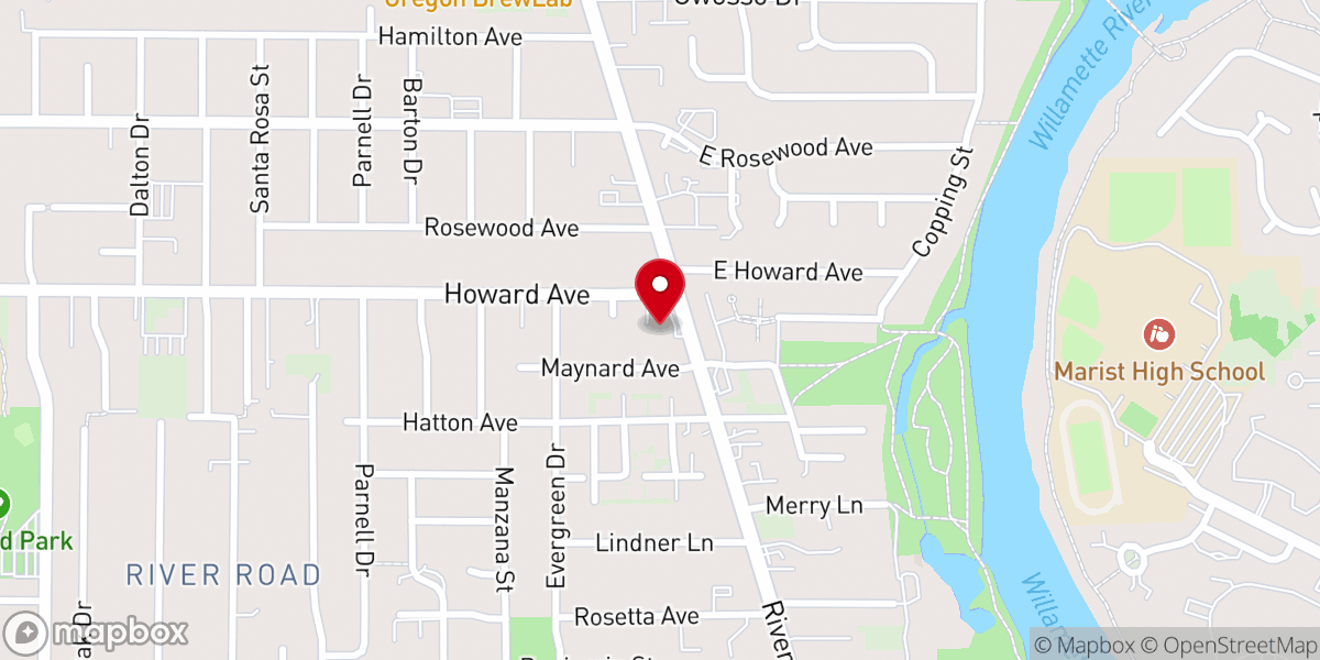 Map showing location of Storyline Church (Eugene)