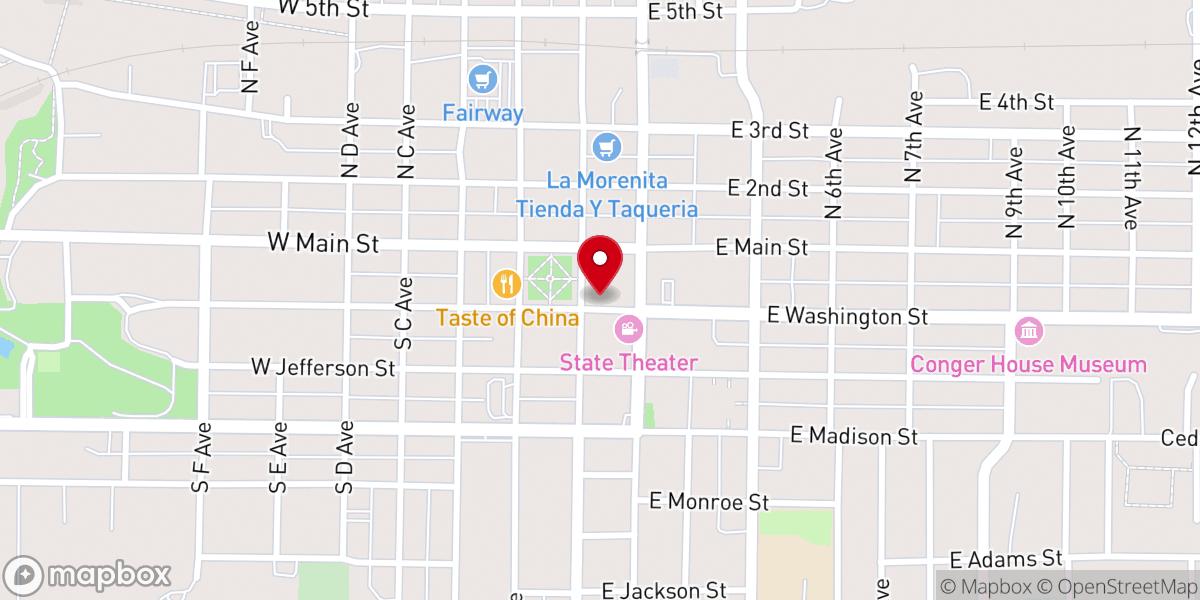 Map showing location of Café Dodici | Italian