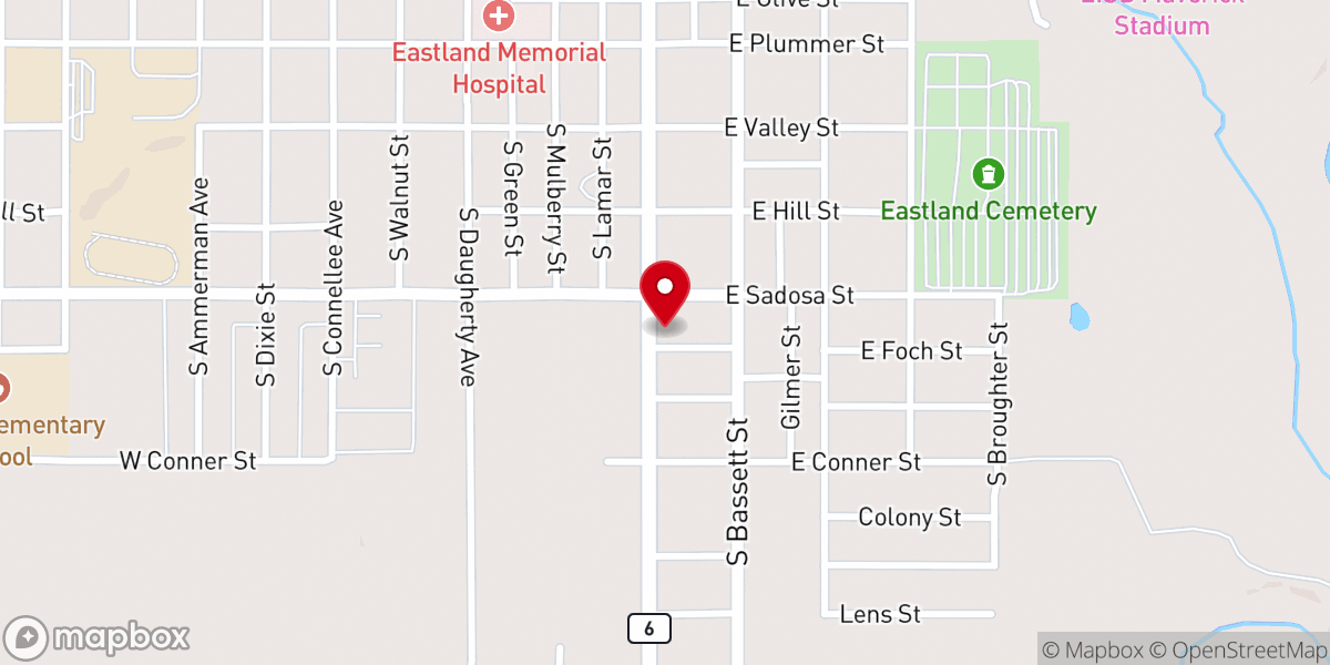 Map showing location of Holy Trinity Episcopal Church