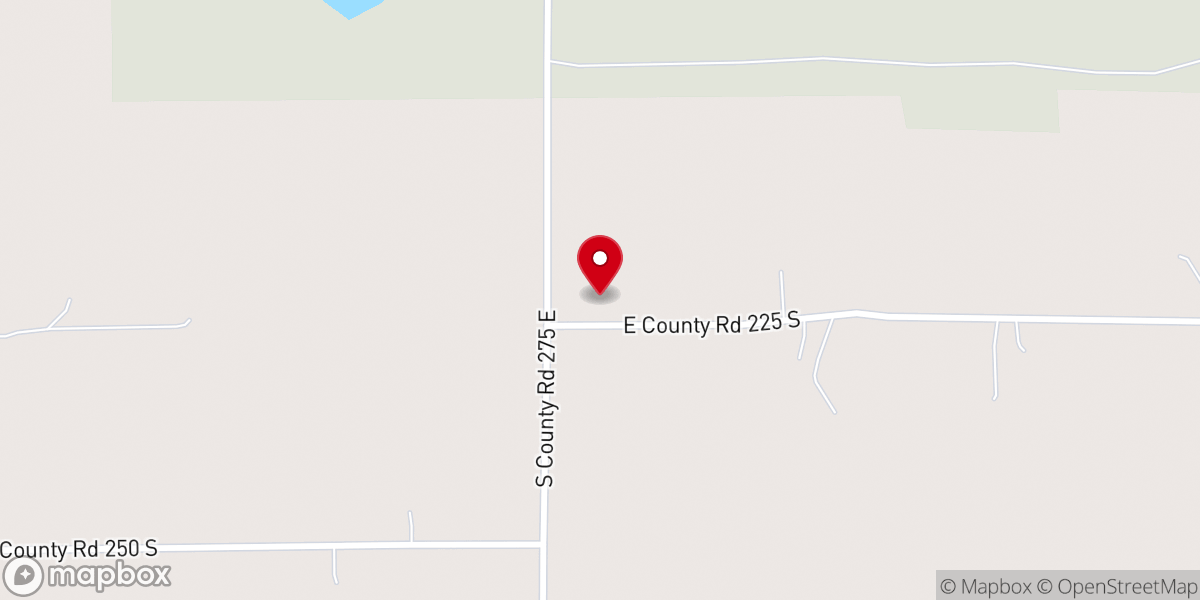 Map showing location of Mount Calvary Church