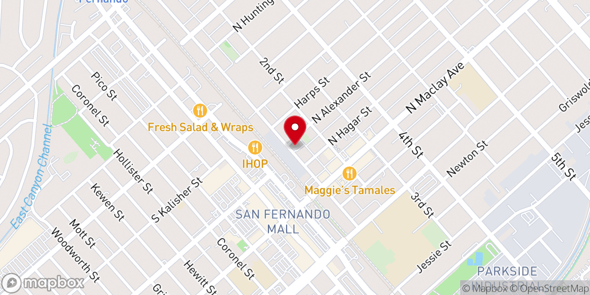 Map showing location of Lighthouse Christian Center
