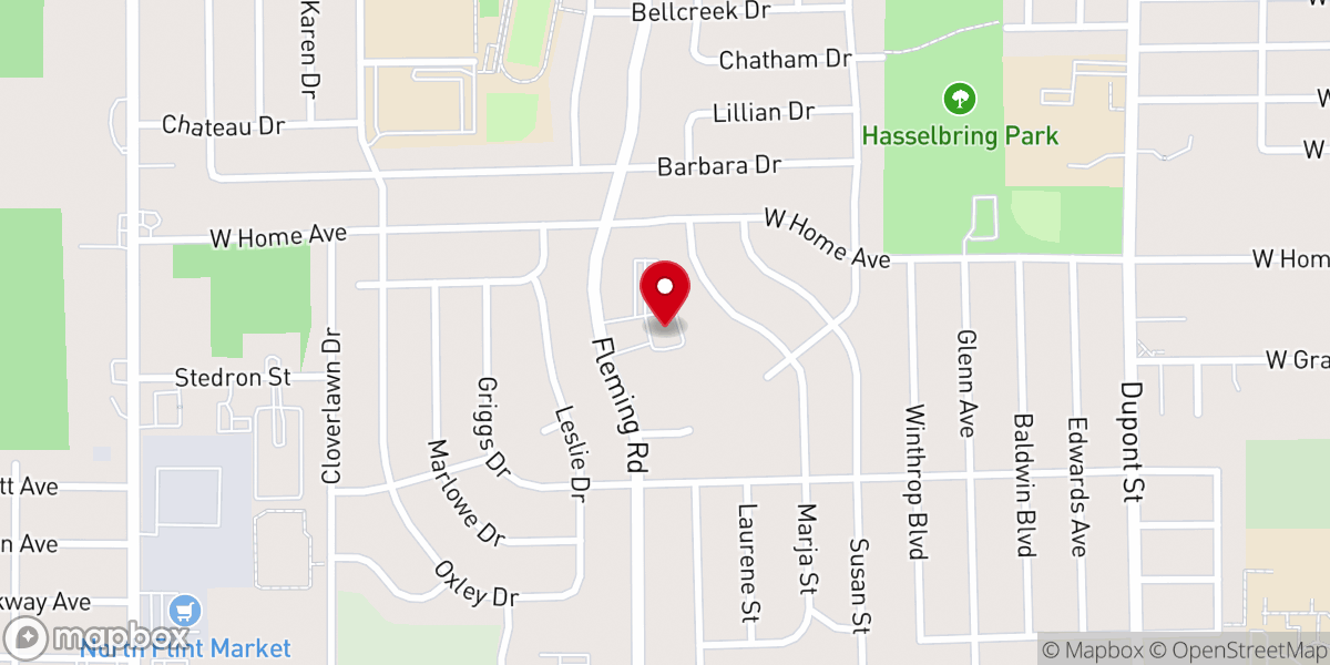 Map showing location of Faith Temple Church of God in Christ