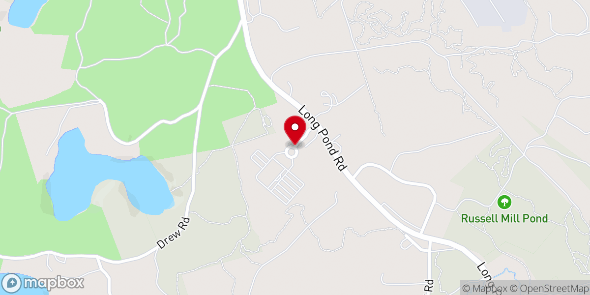 Map showing location of New Hope Chapel