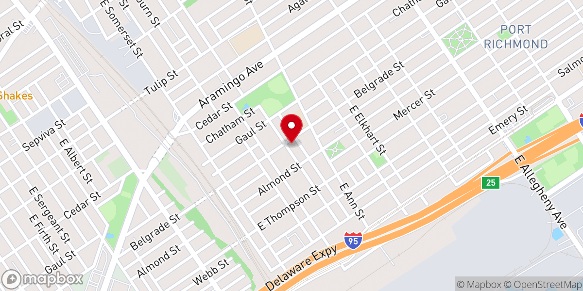 Map showing location of Joey Furjanic Ministries Inc