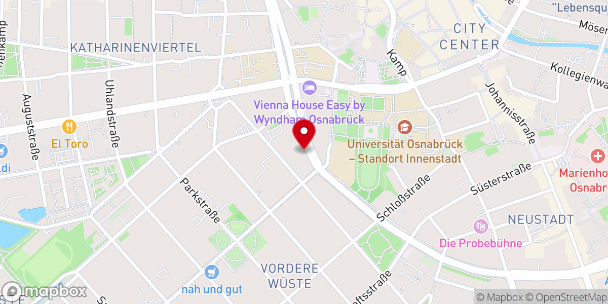 Map showing location of Bekennende Evangelisch-Reformierte Gemeinde Osnabrück