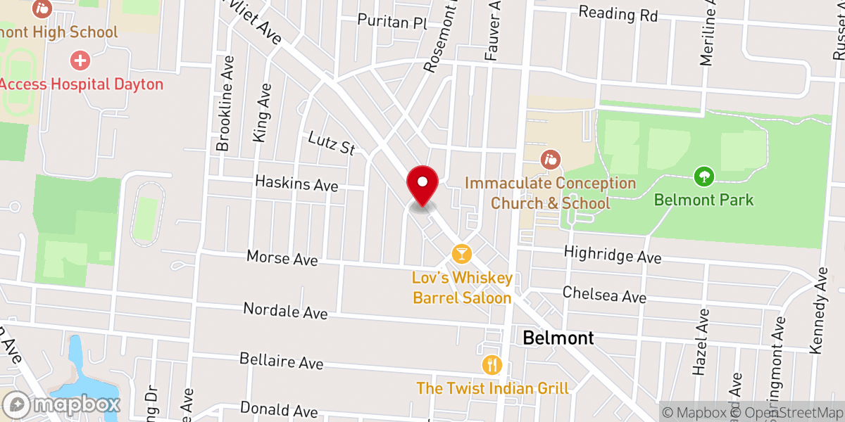 Map showing location of Spiritual Life Center, NSAC, Sunflower Chapel