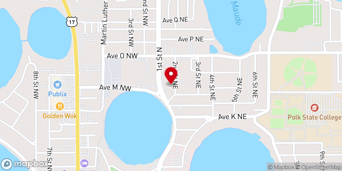 Map showing location of First Hatian Church of God