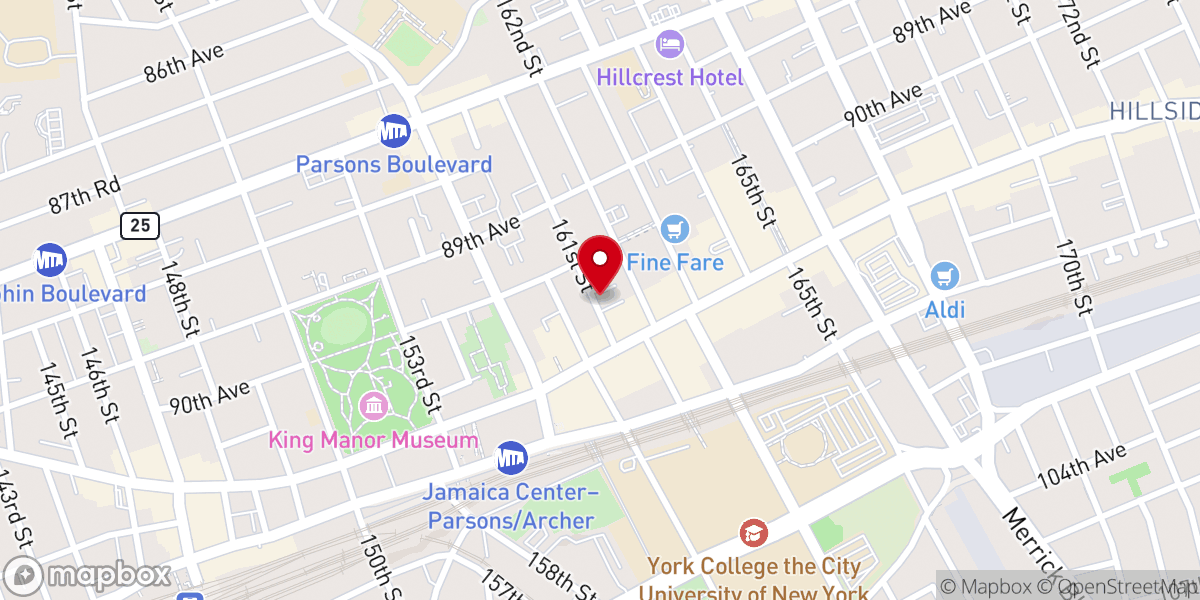 Map showing location of The Salvation Army Jamaica Citadel Corps Community Center