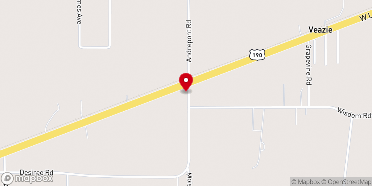 Map showing location of Unity Baptist Mission