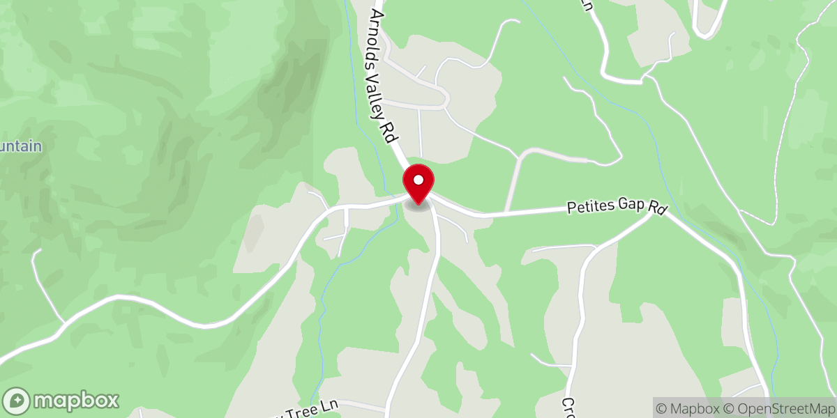 Map showing location of Glenwood Humble Beginnings Christian Church