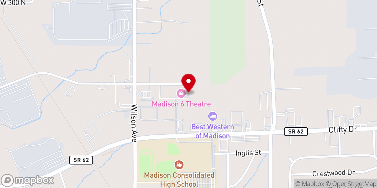 Map showing location of Cornerstone Community Fellowship
