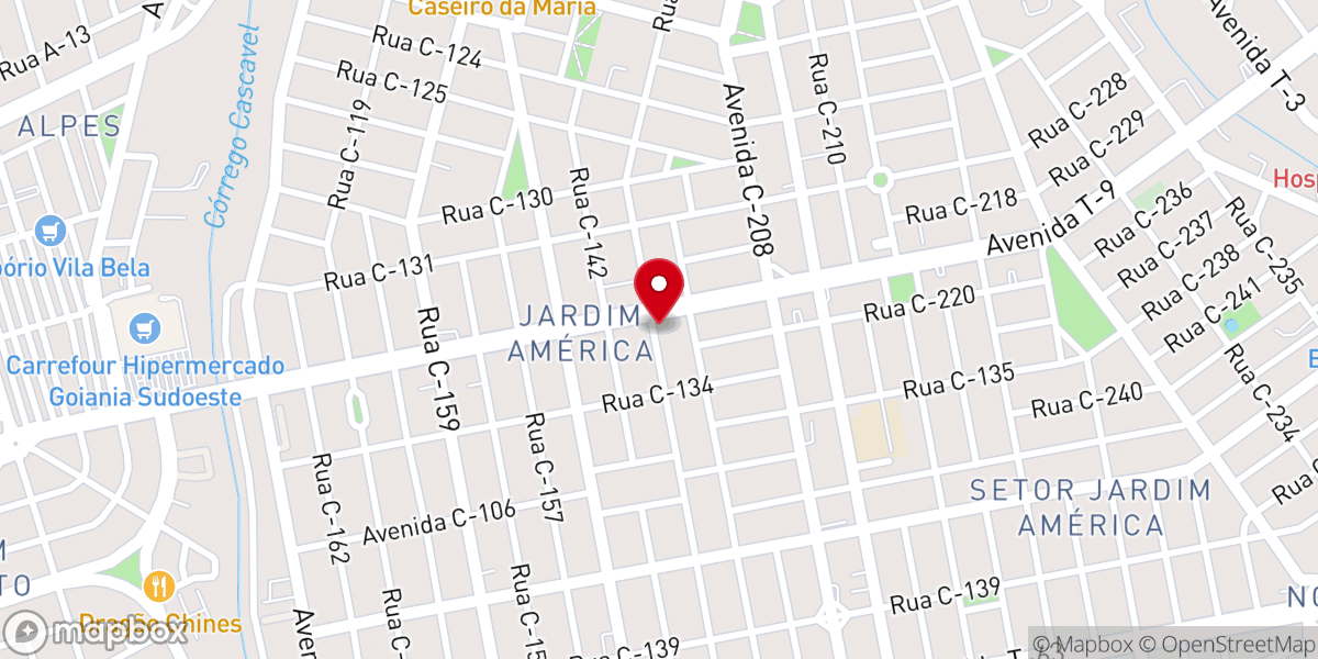 Map showing location of Igreja Batista da Fé