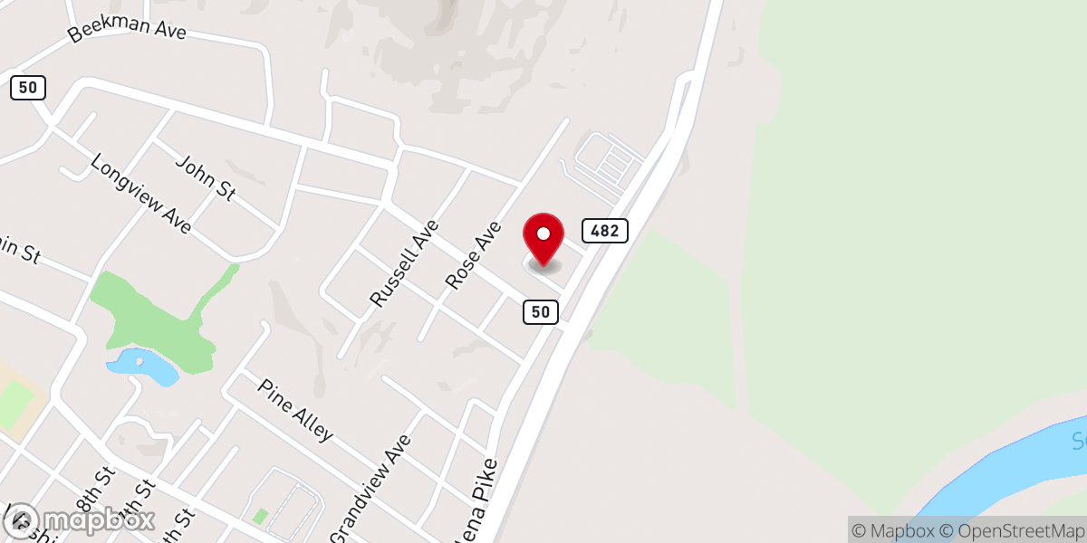 Map showing location of Our Lady of Sorrows Church