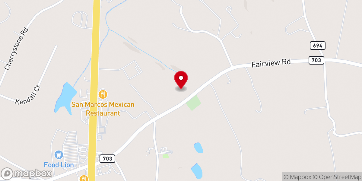 Map showing location of Greater Triumph Missionary Baptist Church