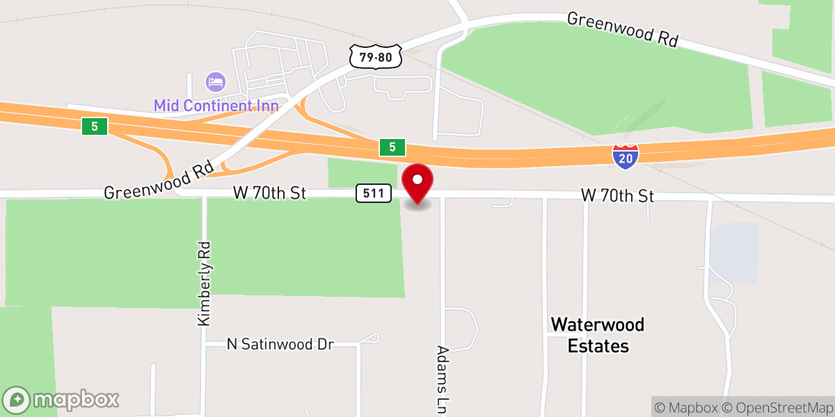 Map showing location of The Lighthouse Holiness Tabernacle
