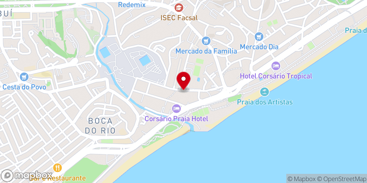 Map showing location of Igreja Batista Do Imbuí