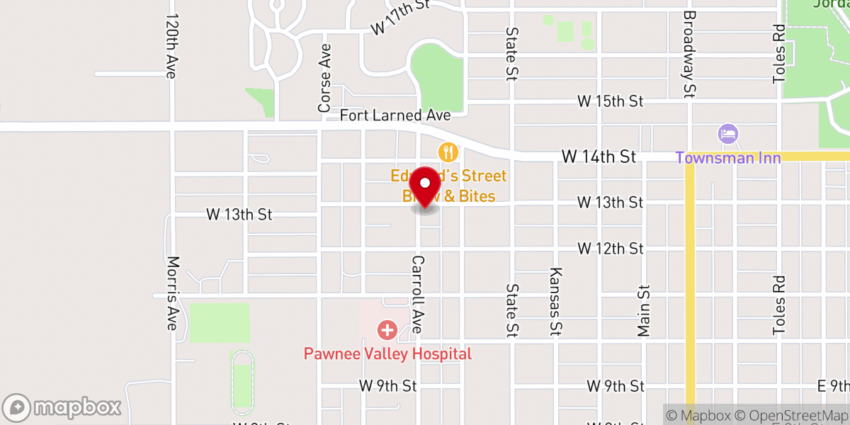 Map showing location of Escue Chapel