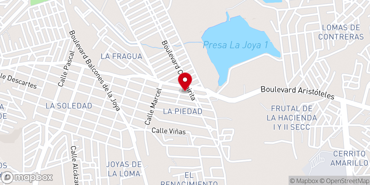 Map showing location of Iglesia Cristiana El León de la Tribu de Juda