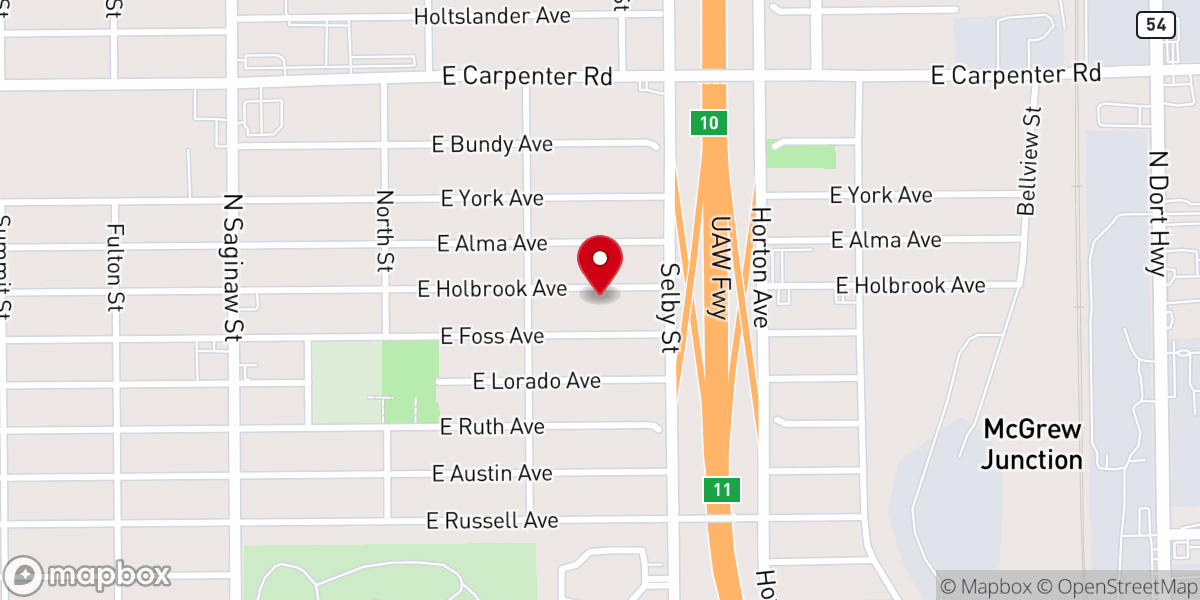 Map showing location of Good Church