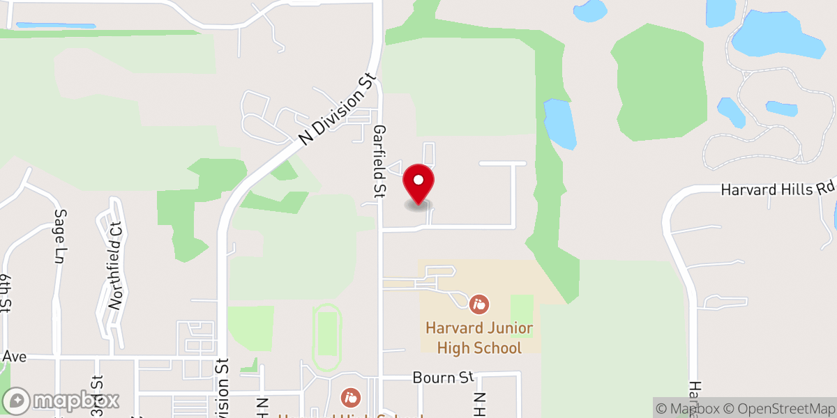 Map showing location of Solid Rock Community Church