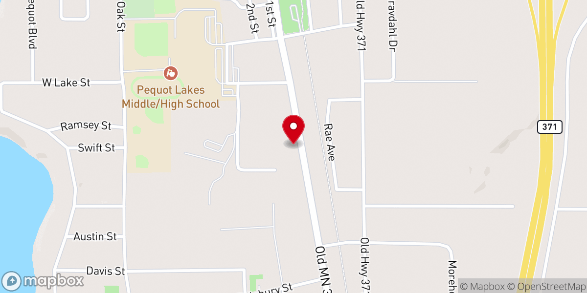 Map showing location of Gloria Dei Lutheran Church