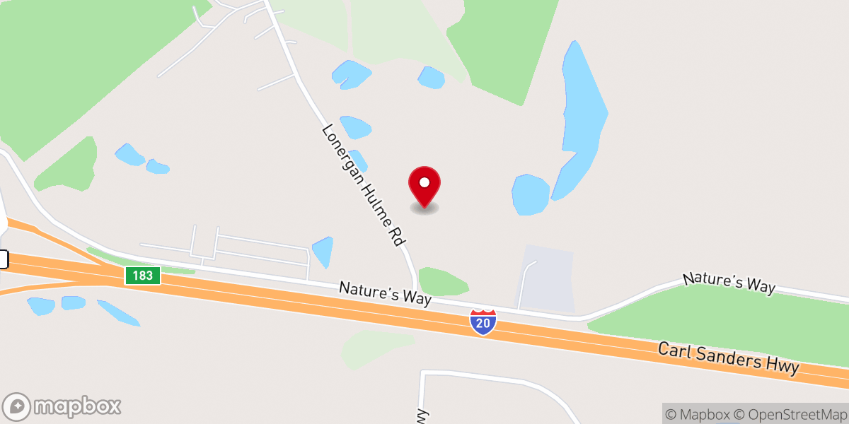 Map showing location of Byrd Plantation