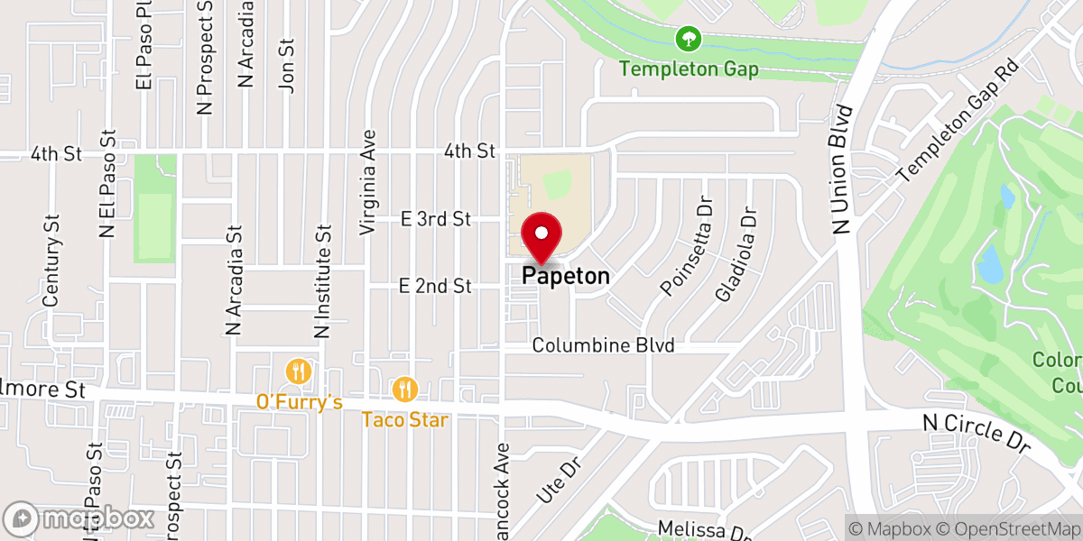 Map showing location of Hill City Church