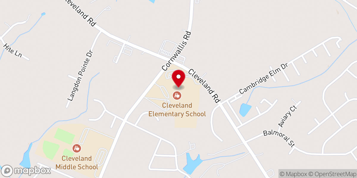 Map showing location of Township Church