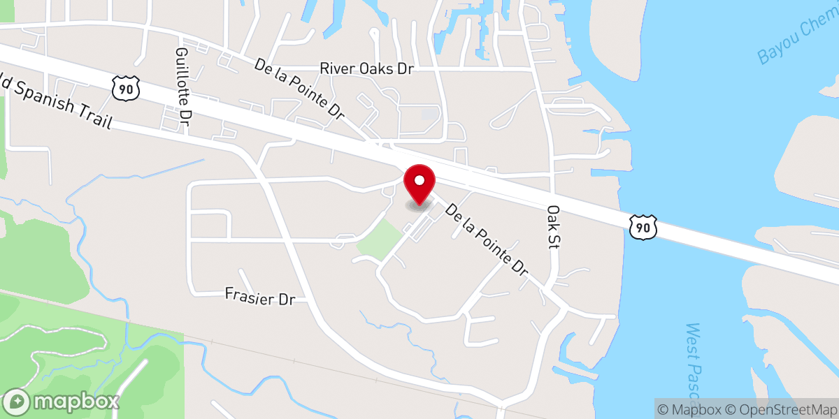 Map showing location of First Baptist Gautier Child Care