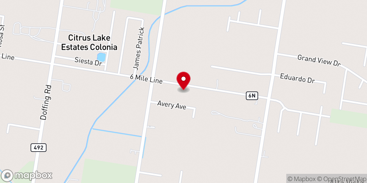 Map showing location of Templo Casa de Dios Asambleas de Dios