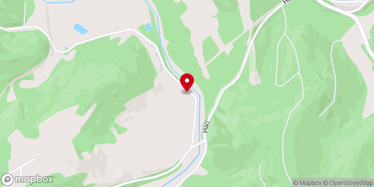Map showing location of Bethany Baptist Church