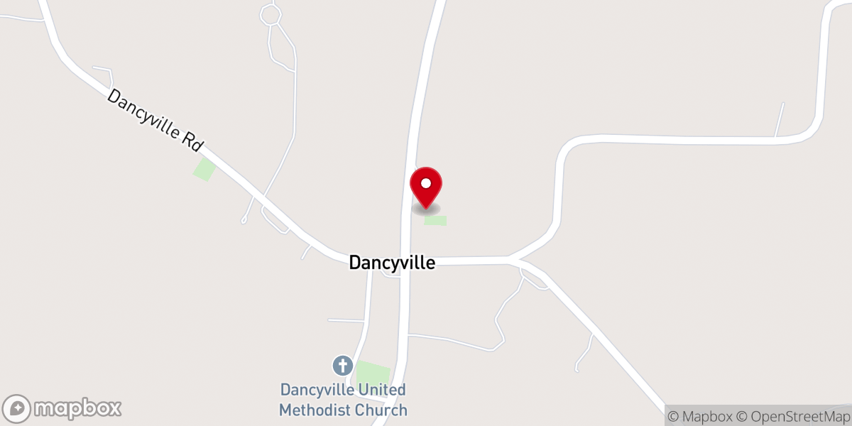 Map showing location of Miracle Temple C.O.G.I.C.