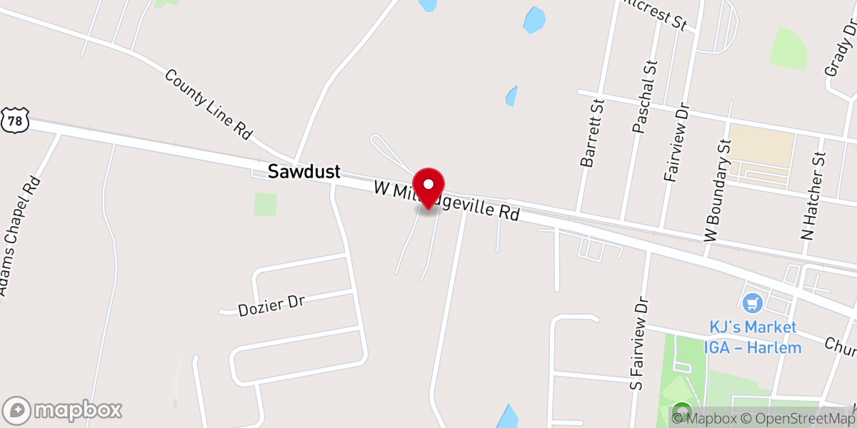 Map showing location of Providence Presbyterian Inc