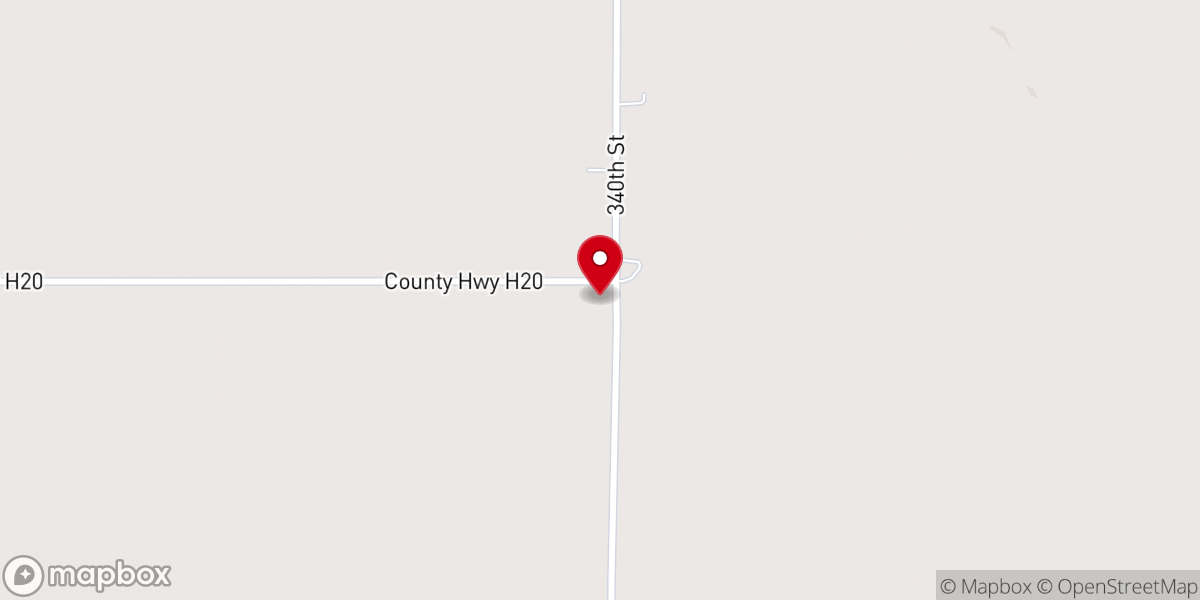 Map showing location of St John Lutheran Church