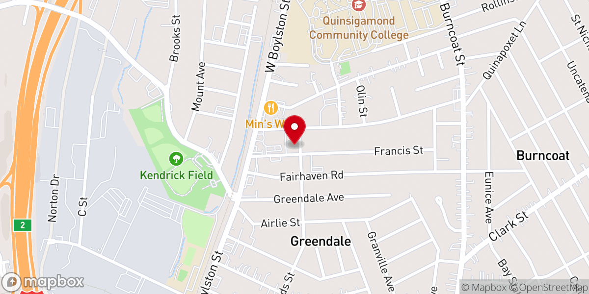 Map showing location of Greendale Peoples Church