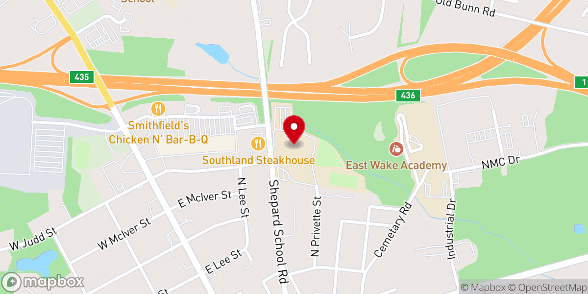 Map showing location of Straightway Church