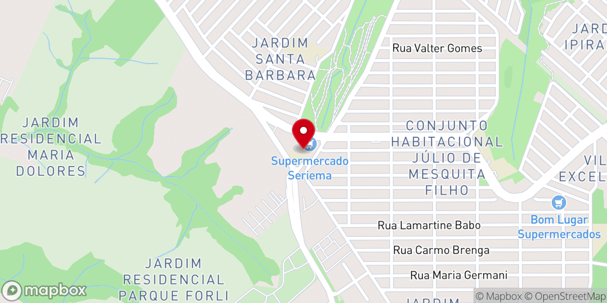 Map showing location of Paróquia Nossa Senhora Rainha da Paz