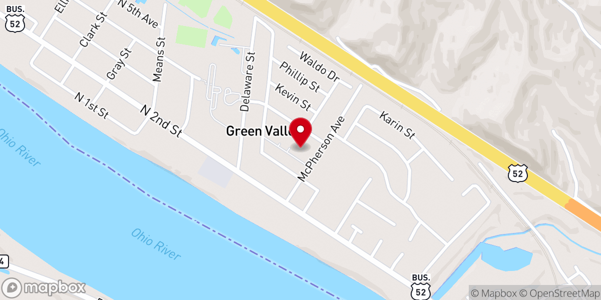 Map showing location of Real Life Ministries Church