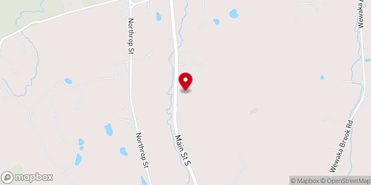 Map showing location of Episcoal Church