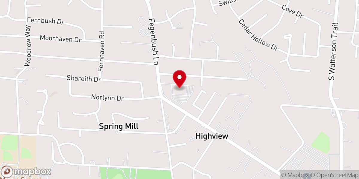 Map showing location of Our City Church