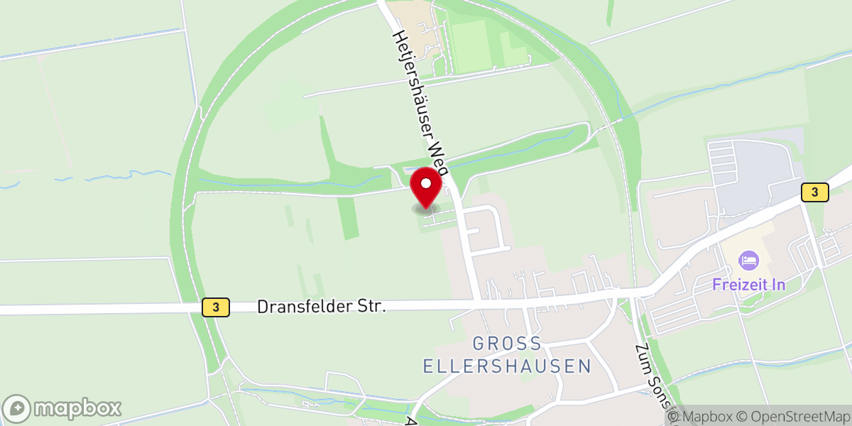 Map showing location of Friedhofskapelle Groß Ellershausen