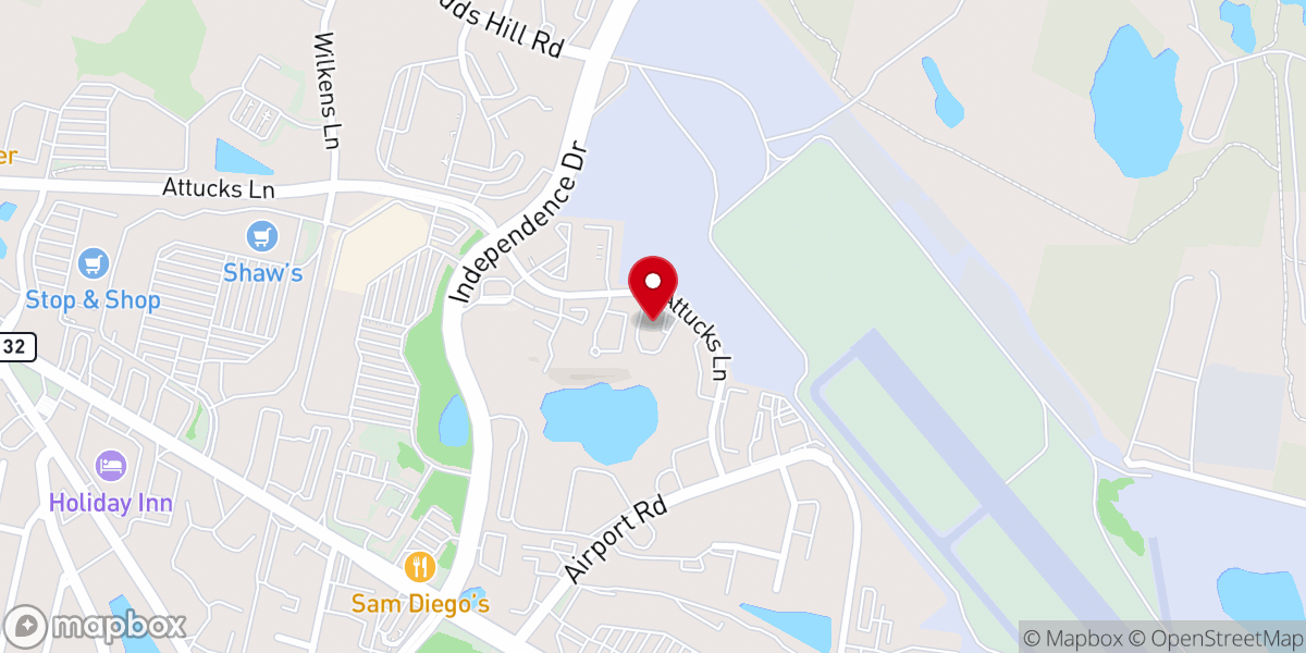 Map showing location of Revival Church for the Nations Hyannis