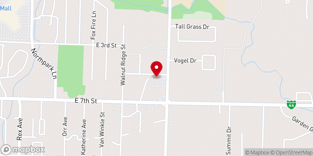 Map showing location of Cornerstone